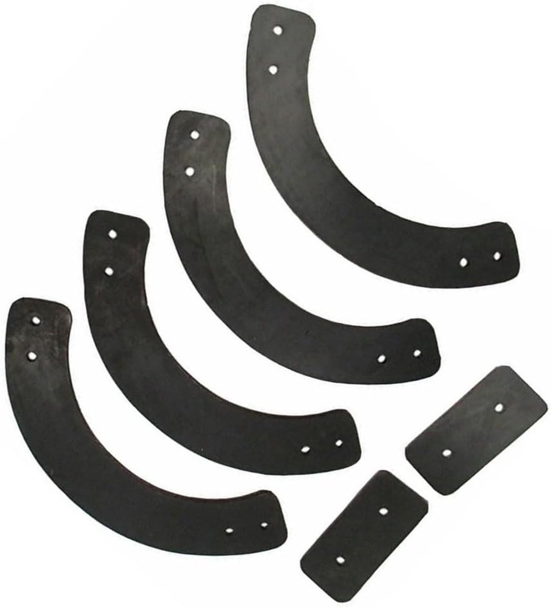 Sneeuwblazer Peddels - Schraperbladen Sneeuw - Sneeuw Verwijderen - Veerkrachtig Rubber Materiaal - 30 x 5 x 3.5 cm - Zwart