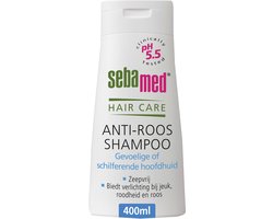 Sebamed Anti-Roos Shampoo - Zeepvrij - 50% minder roos binnen 14 dagen - Piroctone olamine vermindert jeuk, roodheid en irritatie - 400 ml