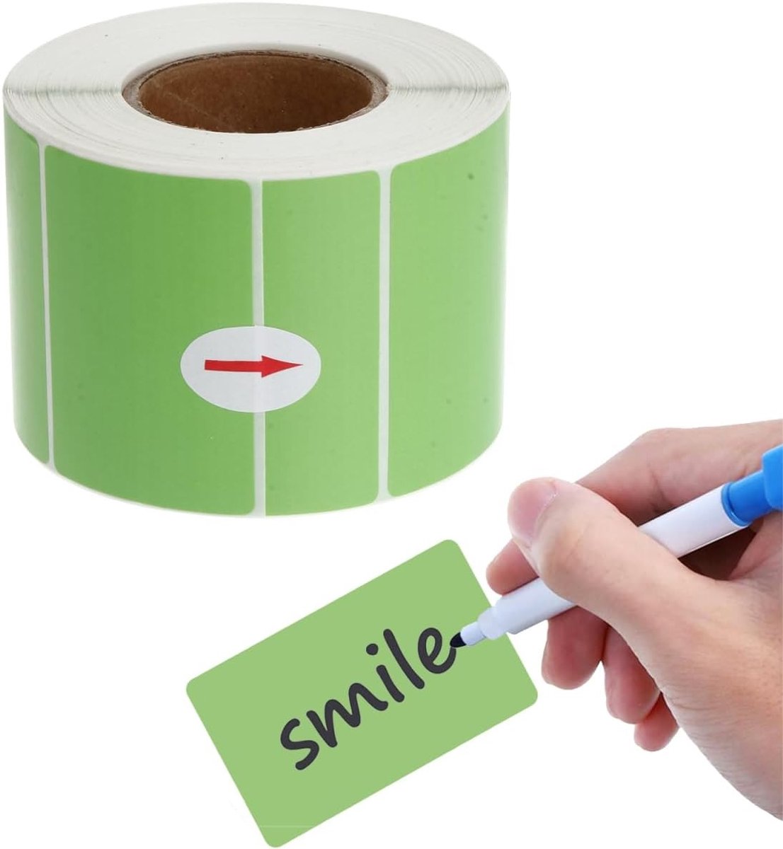 Thermische Transfer Labels 60 x 40 mm - Rol van 800 Stuks - Zelfklevende Etiketten voor Kantoor, Keuken en Winkel