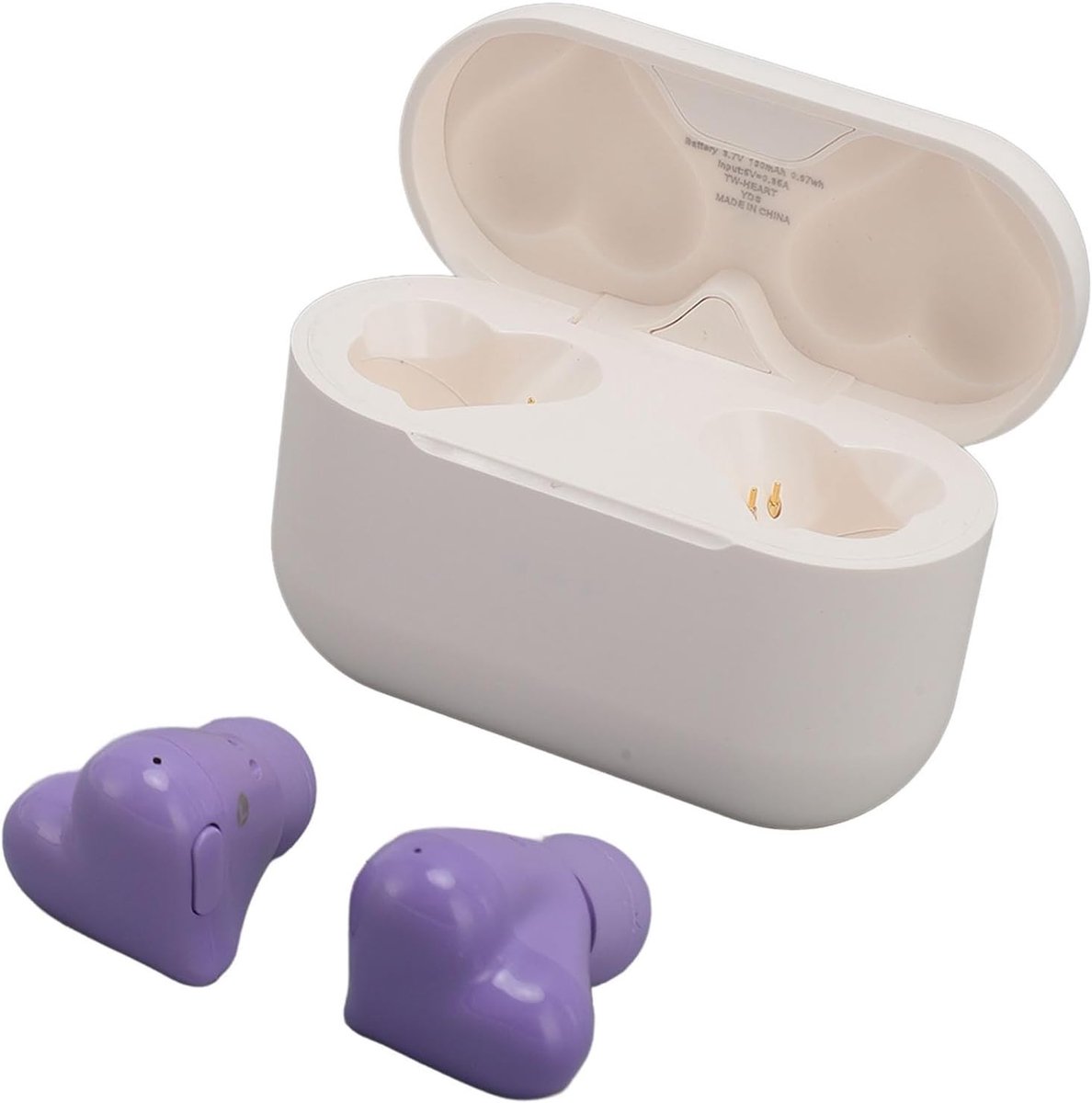 Draadloze Oordopjes met Geluidsonderdrukking, HIFI Stereo Geluid, Waterdichte en Schattige Oordopjes voor Vrouwen met Oplaadcase