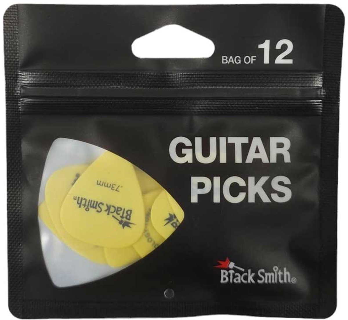 Blacksmith SDP073YW-M Delrin Standaard 0.73mm Plectrums Geel 12-pack