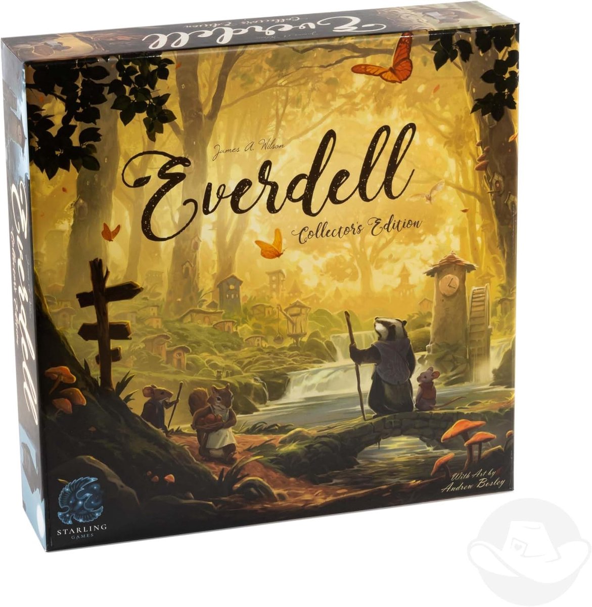 Thijox - Everdell Collectors Edition Bordspel - Strategisch Bosspel met 10-kaart Legends Expansion, 15 Extra! Extra! Kaarten, 30 Metalen Munten, Verbe
