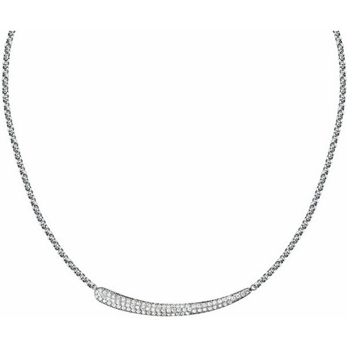 MORELLATO DESIGN SAYP03 STAINLESS STEEL KETTING MET KRISTALLEN 1 STUK