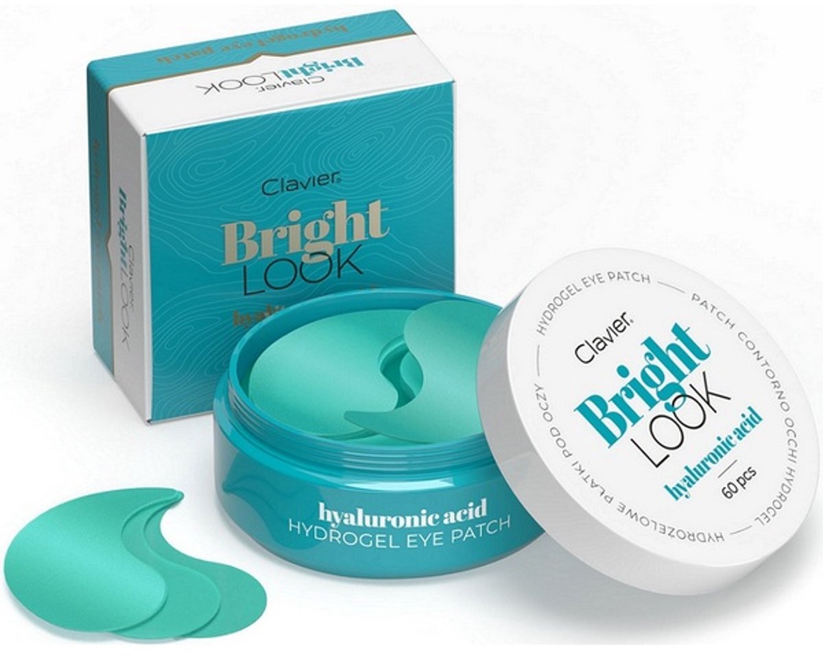 CLAVIER BRIGHT LOOK HYALURONIC ACID EYE PATCH OOGPADS 60 STUKS