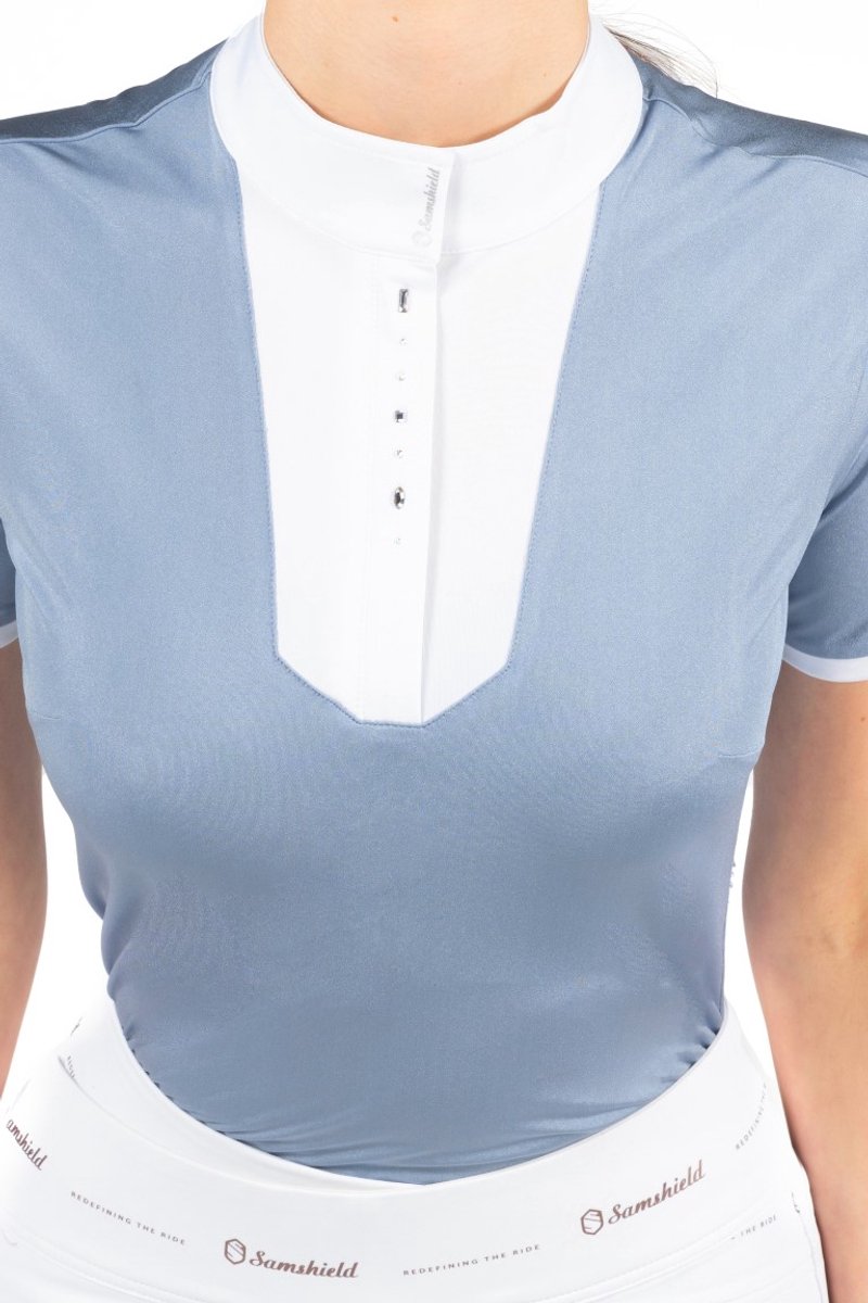 Samshield SS'22 Apollina Holografisch wedstrijdshirt-Grijs-L