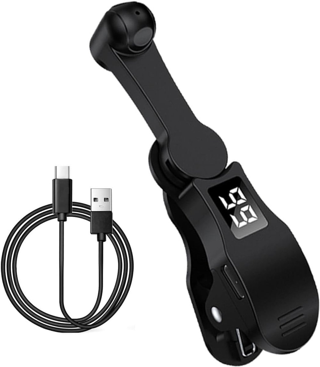 Thijox - Draagbare Automatische Clicker voor Scherm, Instelbare Snelheid, Simuleert Continue Vingerklikken, Geschikt voor Games, Zwart, Universele Com