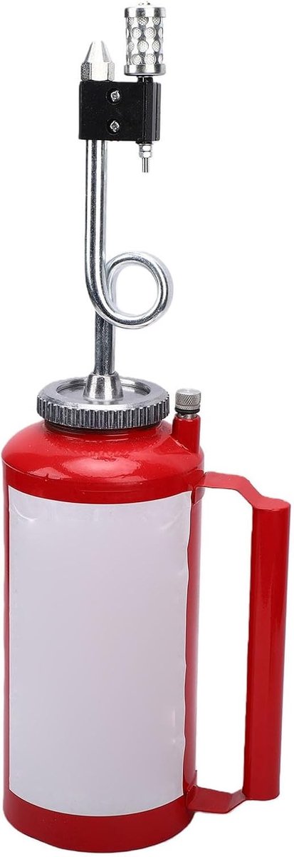 5L Bosbouw Druppelfakkel - Zware Gietijzeren Fakkel met Dubbele Bodem voor Veilig Brandbeheer, Brandstofval en Terugslagklep, Ideaal voor Bosbouw en Wildlandvuur