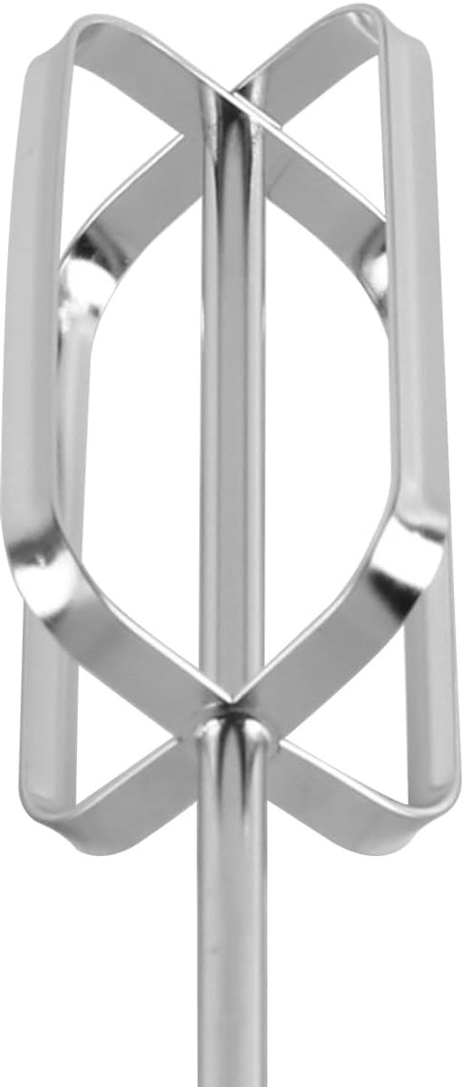 SnelShoppen - 2 Stuks Hand Mixer Kloppers RVS, Vervangende Opzetstukken voor Handmixers, Roestvrij Staal, 19 cm, Keuken Accessoires — afbeelding 2