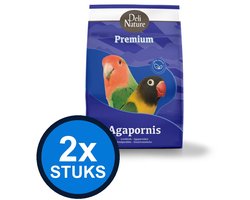 2x Deli Nature - Premium agapornide 4kg - Vogelvoer - 4 kg