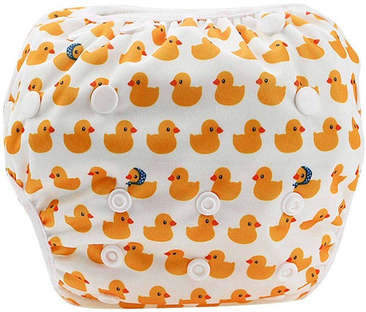 Dailygoods- Zwemluier Wasbaar - Verstelbaar Waterdicht Badpak - Driedimensionaal Ontwerp - Voor 0-1 Jaar - Jongens/Meisjes - Schattig Printpatroon - Zwemkleding