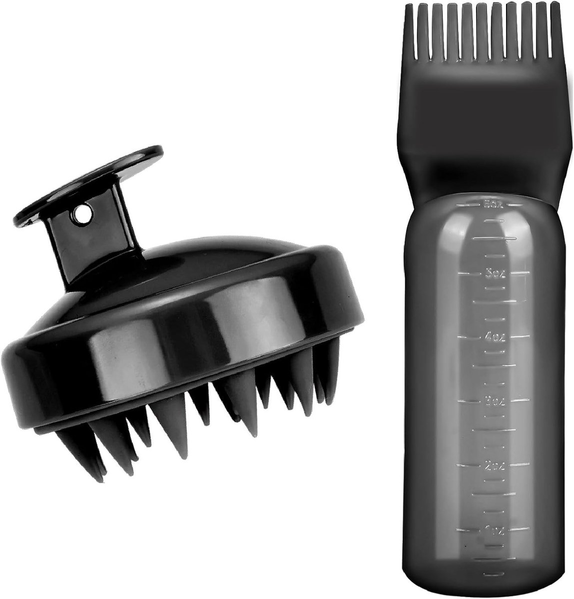 Professionele Haarverf Applicator met Borstel en Fles, Ideaal voor Wortels en Hoofdmassage, Geschikt voor Haarolie en Verfgebruik