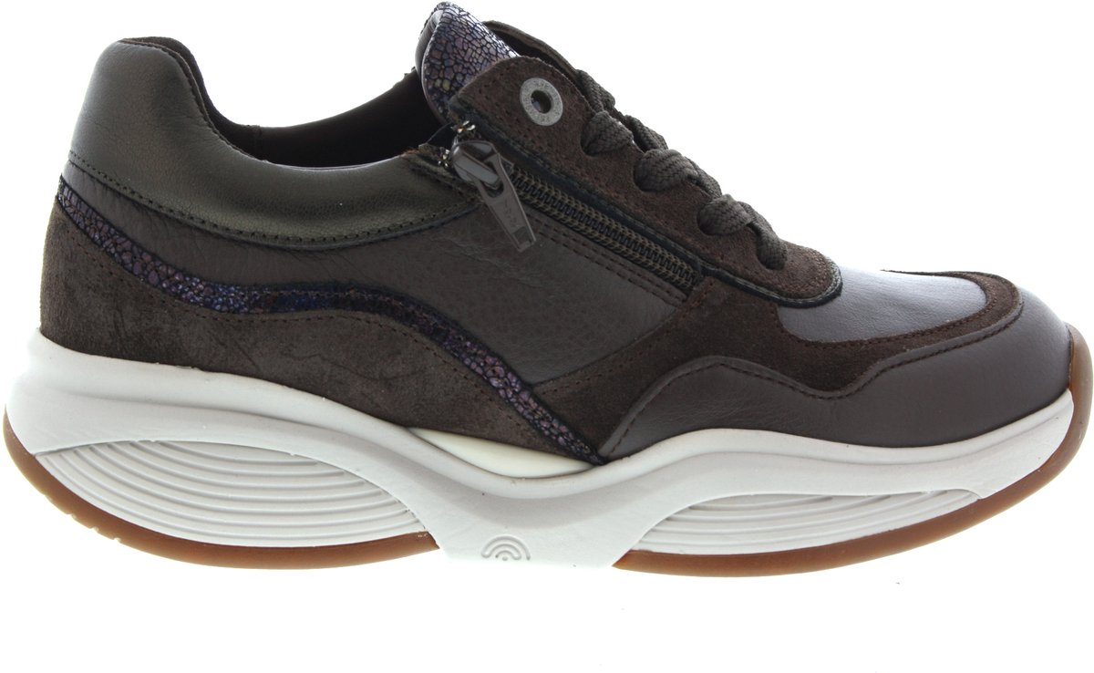 Dames Veterschoenen Xsensible Swx11 Darkbrown Combi Hx Donkerbruin - Maat 37