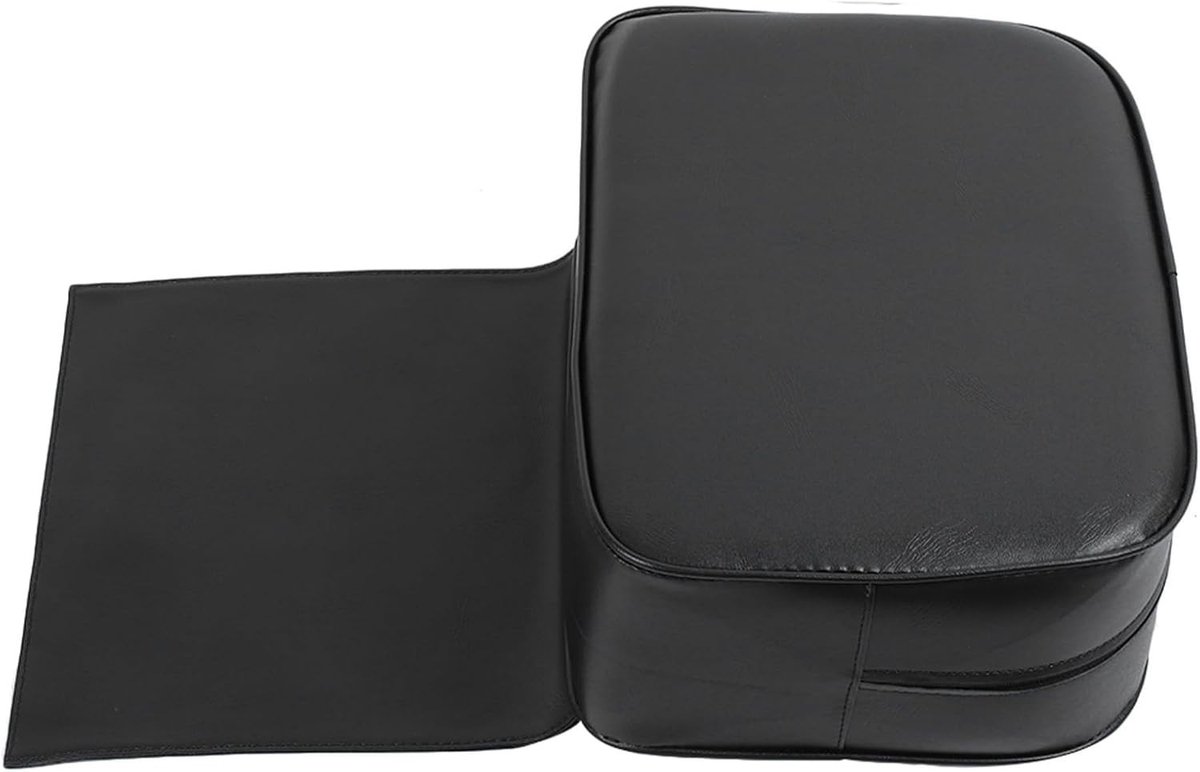 Verhoog het comfort van kinderen met een booster seat cushion voor kappersstoelen, ideaal voor haarstyling en knipbeurten, essentieel voor salons en schoonheidssalons (Zwart)