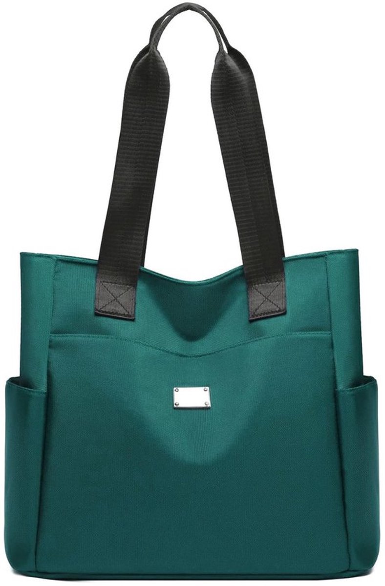 Dames Schoudertas Grote Capaciteit - Waterdichte Nylon - Dames Shopper - Lichtgewicht - Meerdere Zakken - Schokbestendig - Dameshandtas