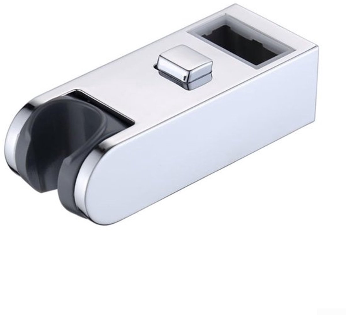 Doucherailkop Eenvoudige installatie - Verstelbare Beugel - 360 Graden Rotatie - Krasbescherming - Geschikt voor 30 x 15 mm / 30 x 18 mm - Douchehouder