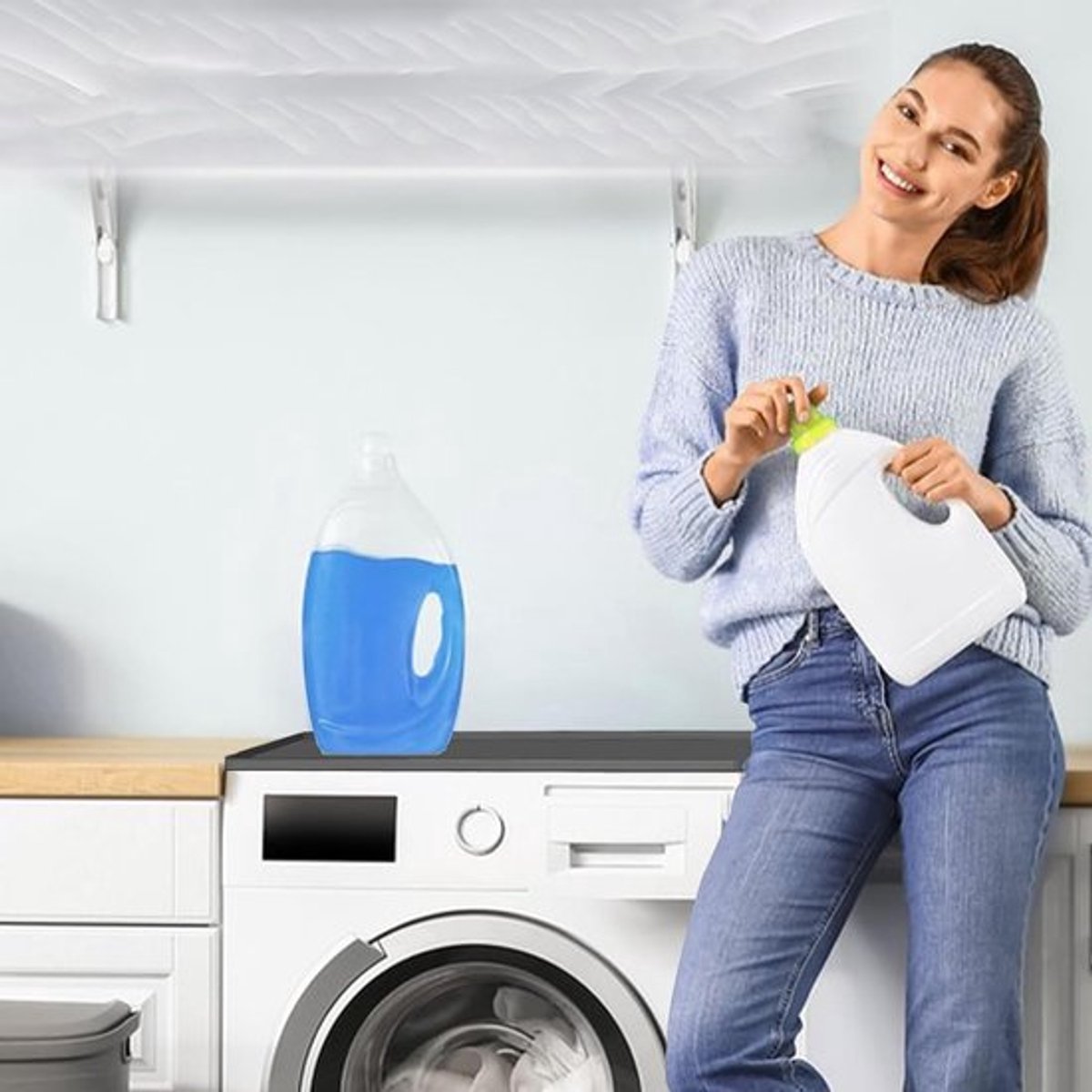 Wasmachinemat Antislip - Stofdicht - 60 x 60 cm - Universele Multifunctionele Wasmachinemat - Zwart - Kiezelgo-kiezelgel - Wasmachinebescherming