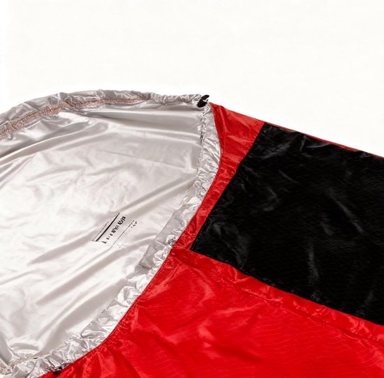 Waterdichte Slaapzakhoes - Campingzak Organizer - Outdoor Kamperen - Geïsoleerd Ontwerp - 85x220cm - Zwart Rood — afbeelding 5