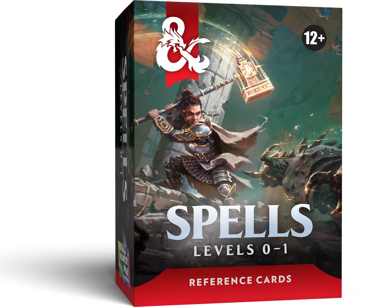Dungeons & Dragons Reference Cards - Spells (Levels 0-1)