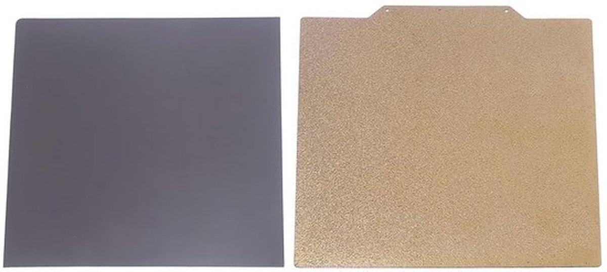 Dubbelzijdig Textured PEI Plaat 355Mm X 355Mm met Flexibele Stalen Constructie voor 3D Printen van PLA, ABS, PETG en TPU