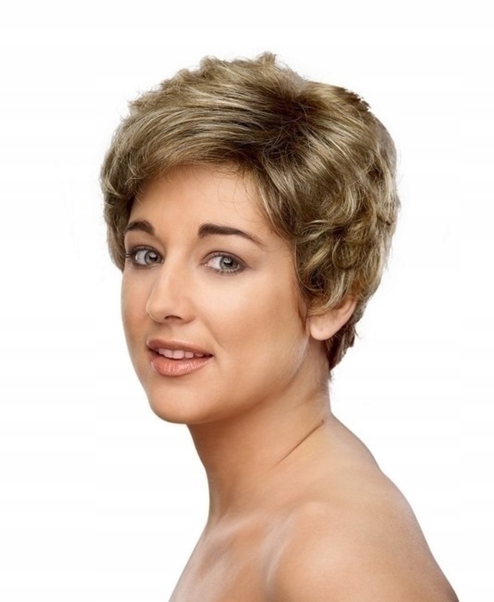 Synthetische Pruik Poker - Natuurlijke Look, Hoge Kwaliteit