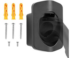 Oplader Houder - Kabelbeugel EV - Elektrische Auto Laden - Moeiteloos Moderniseren - 15x8.5x10cm - Zwart