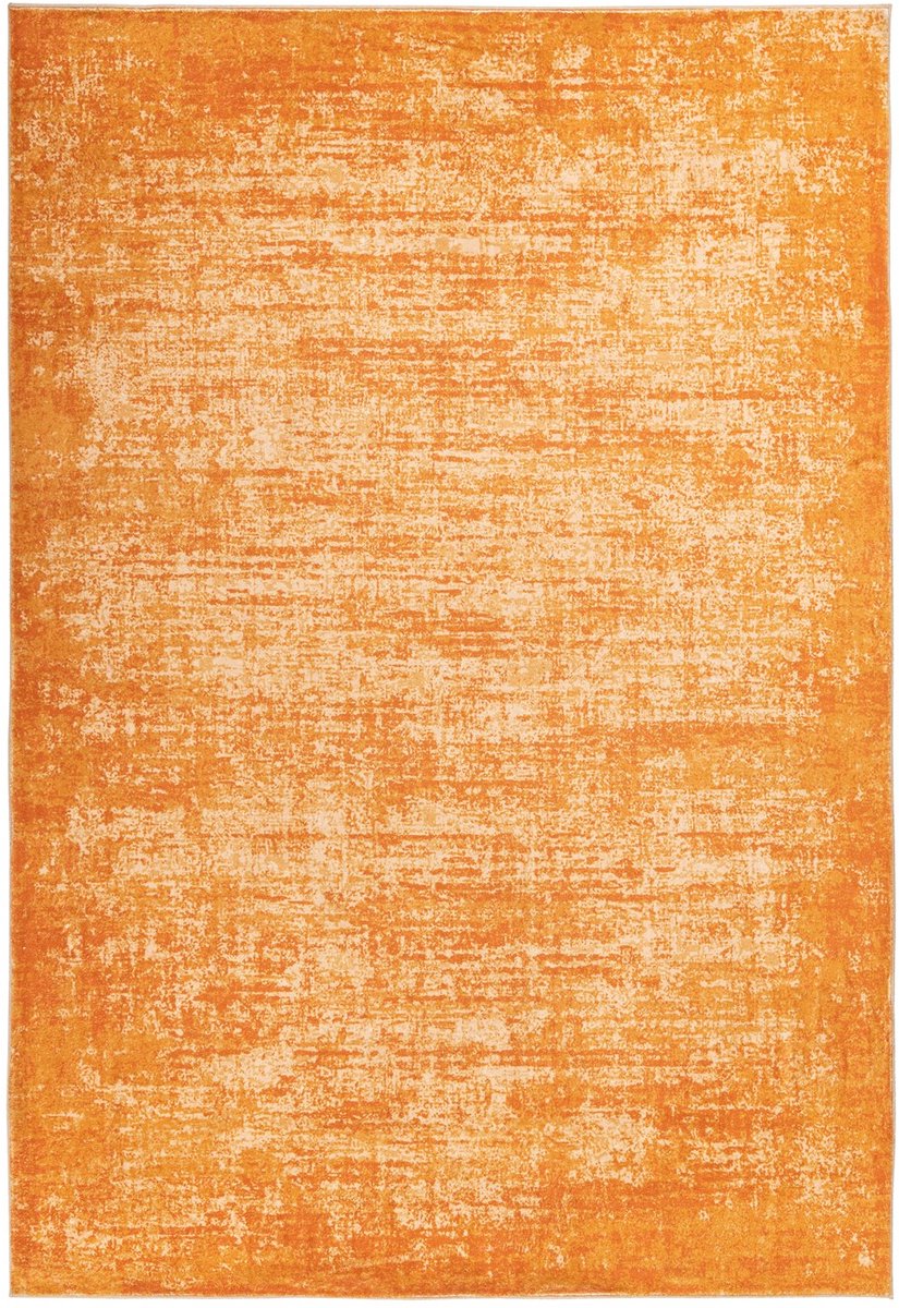 Padiro laagpolig vloerkleed 120 x 170 cm - zand - modern abstract design - geschikt voor vloerverwarming - van polyester