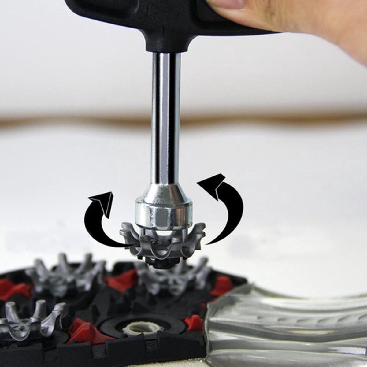 Golf Schoen Spikes Moersleutel Ergonomisch - Handheld Spikes Verwijderaar - Duurzaam Onderhouds Gereedschap - Comfortabele Grip - Geschikt voor Standaard Spikes - Spikesleutel