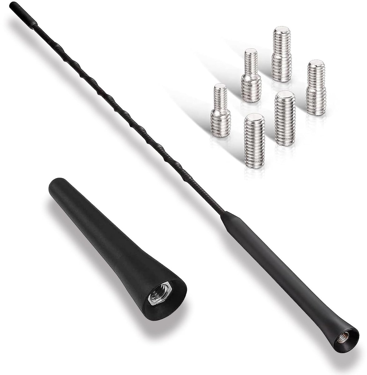 Omgoods - 2 Pack Universele Auto Antennes met Schroeven