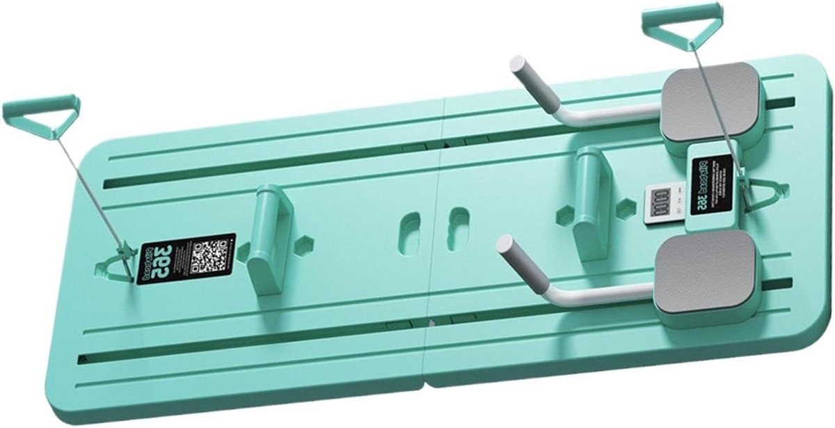Pilates Reformer Board - Trainingsbord Pilates - Thuis Fitness - Compact en Lichtgewicht - 106x41cm - Blauw