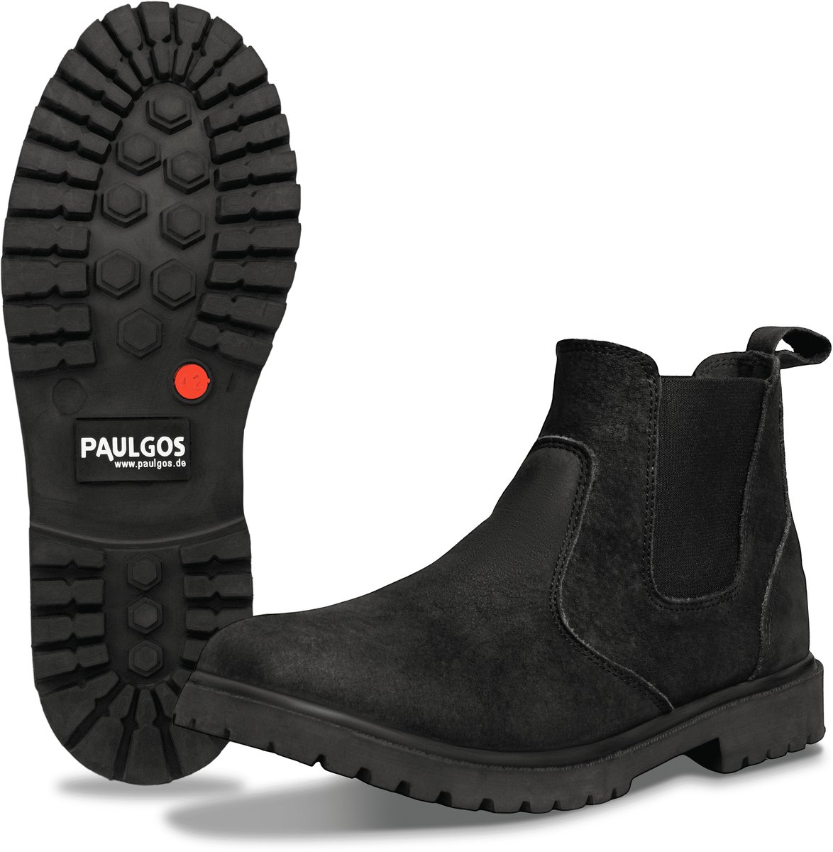 PAULGOS Chelsea-boots voor heren van echt leer – Maten 39–47, verkrijgbaar in 3 kleuren