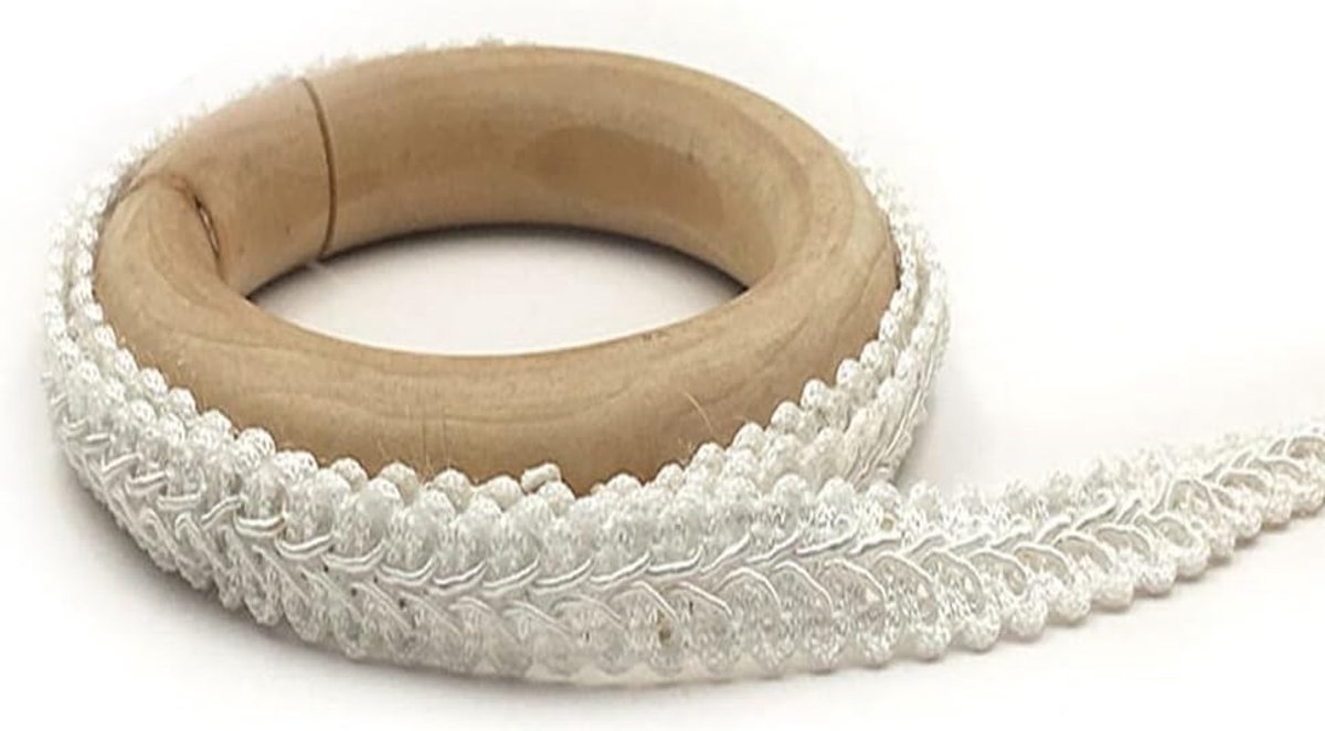 Handgemaakte Decoratieve Rand van 12 mm x 50 m, Kleurige Strikband voor Trouwen, Feesten en DIY Creaties, Kant en Touw voor Cadeaus