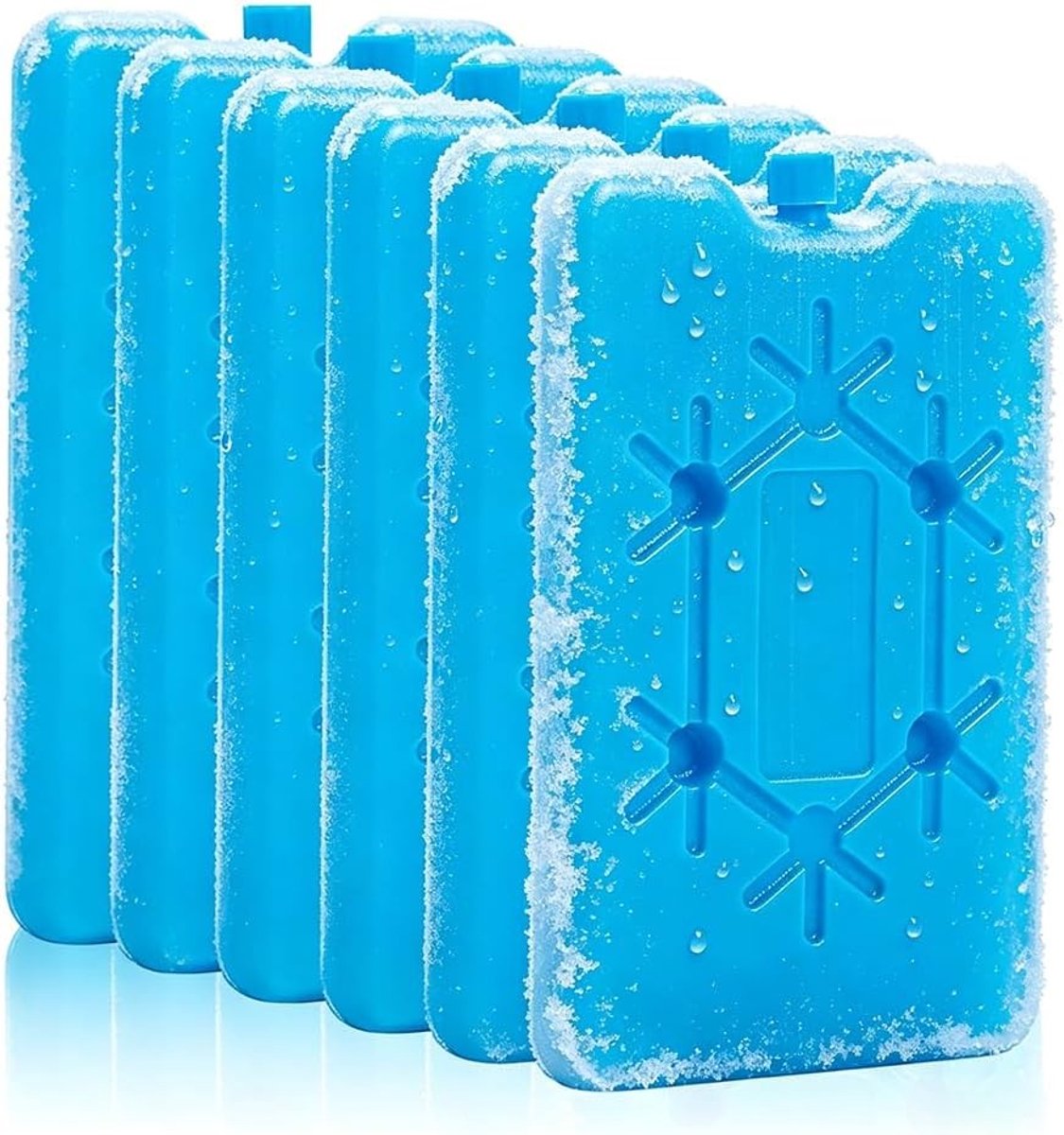 Koelelementen - Blauw - 16,5 x 11 x 1,39 cm - Ultradunne Koelelementen voor Koeltas - Voor Eten en Drank