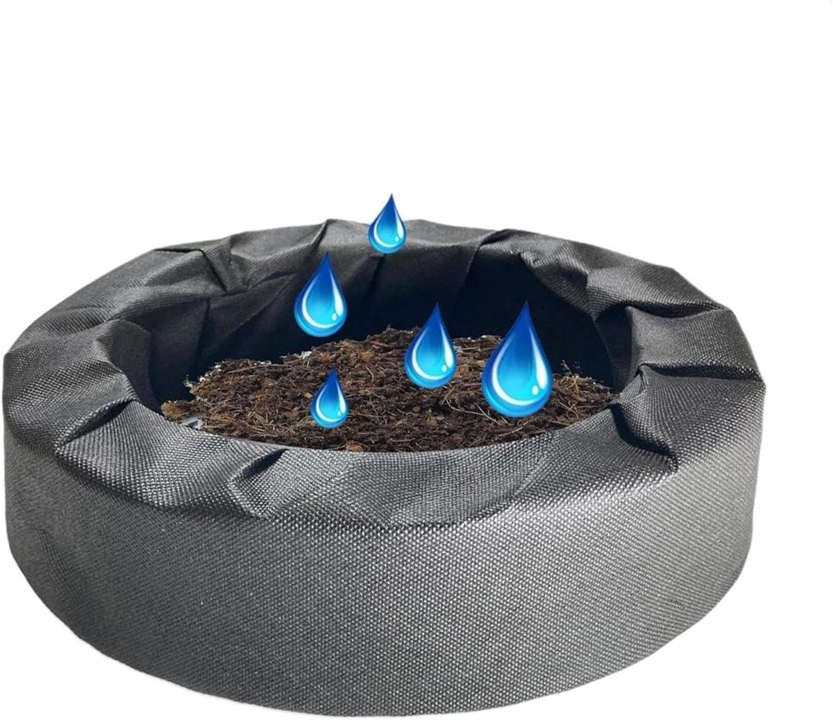 Drijvende Vijverplanter - Waterplant Houder - Vijver Decoratie - Bevordert Waterkwaliteit - Groot 33 cm - Groen