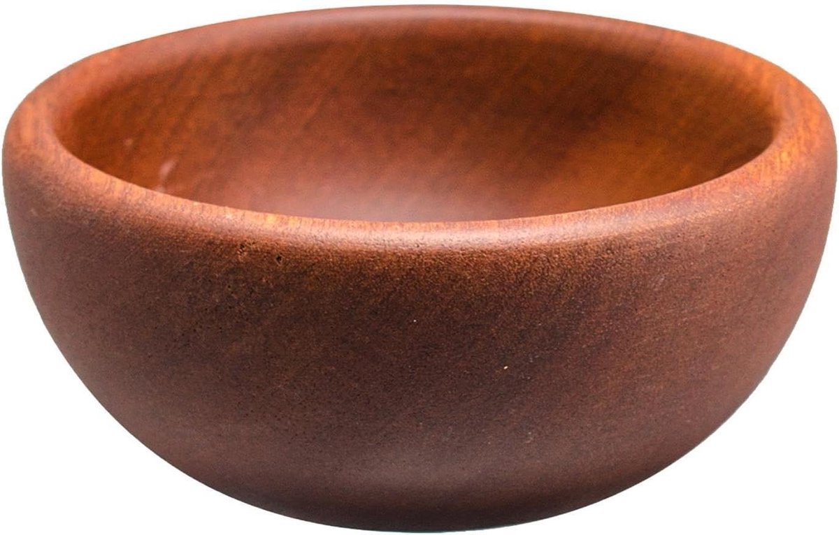 Scheerkom Hout - Zeepbeker Mannen - Nat Scheren - Warmte-isolerend - 105 cm - Bruin