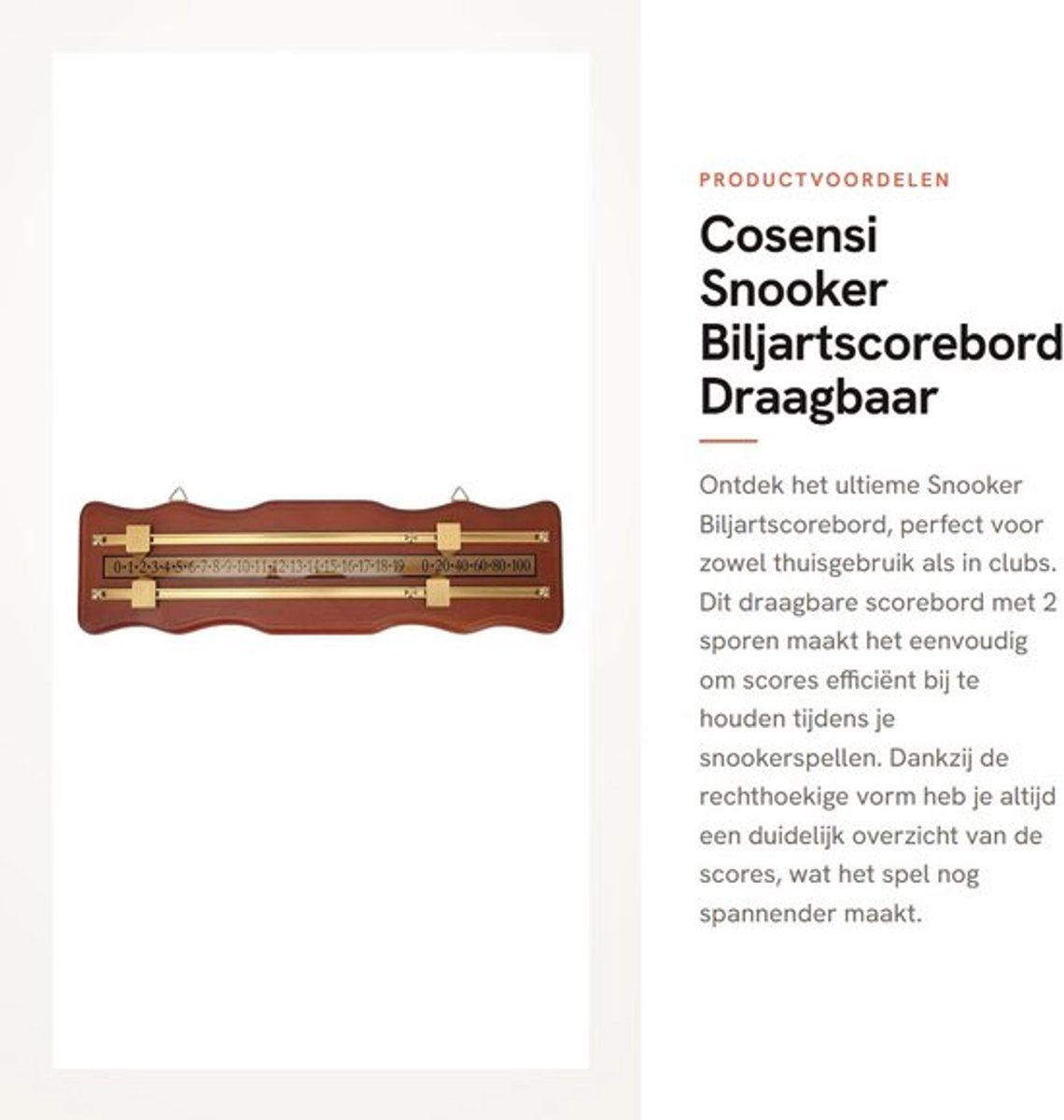 Biljartscorebord 2-sporen - Draagbaar Scorebord - Muurbeugel - Scheidsrechteruitrusting - Duurzaam Materiaal - Efficiënt Scoresysteem