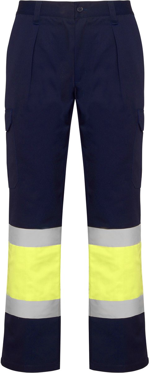 Roly Soan Trousers RY9301 - Navy Blue 55/Fluor Yellow 221 - 56