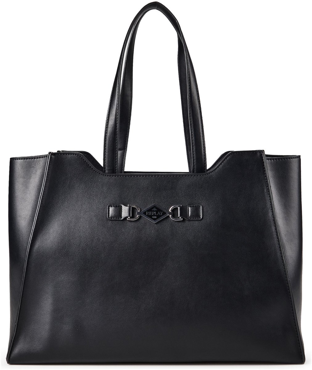 Replay Shopper Tas 41 cm - 16 L - black