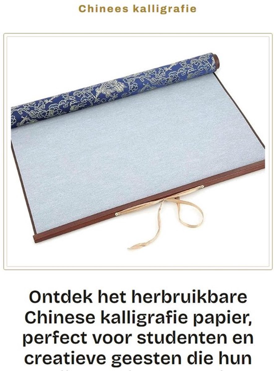 Kalligrafiepapier Herbruikbaar - Waterdicht - Schrijfboek - Schrijfwaren - Gereedschap voor Schetsen - Hoogwaardige Kwaliteit - Schrijfdoek