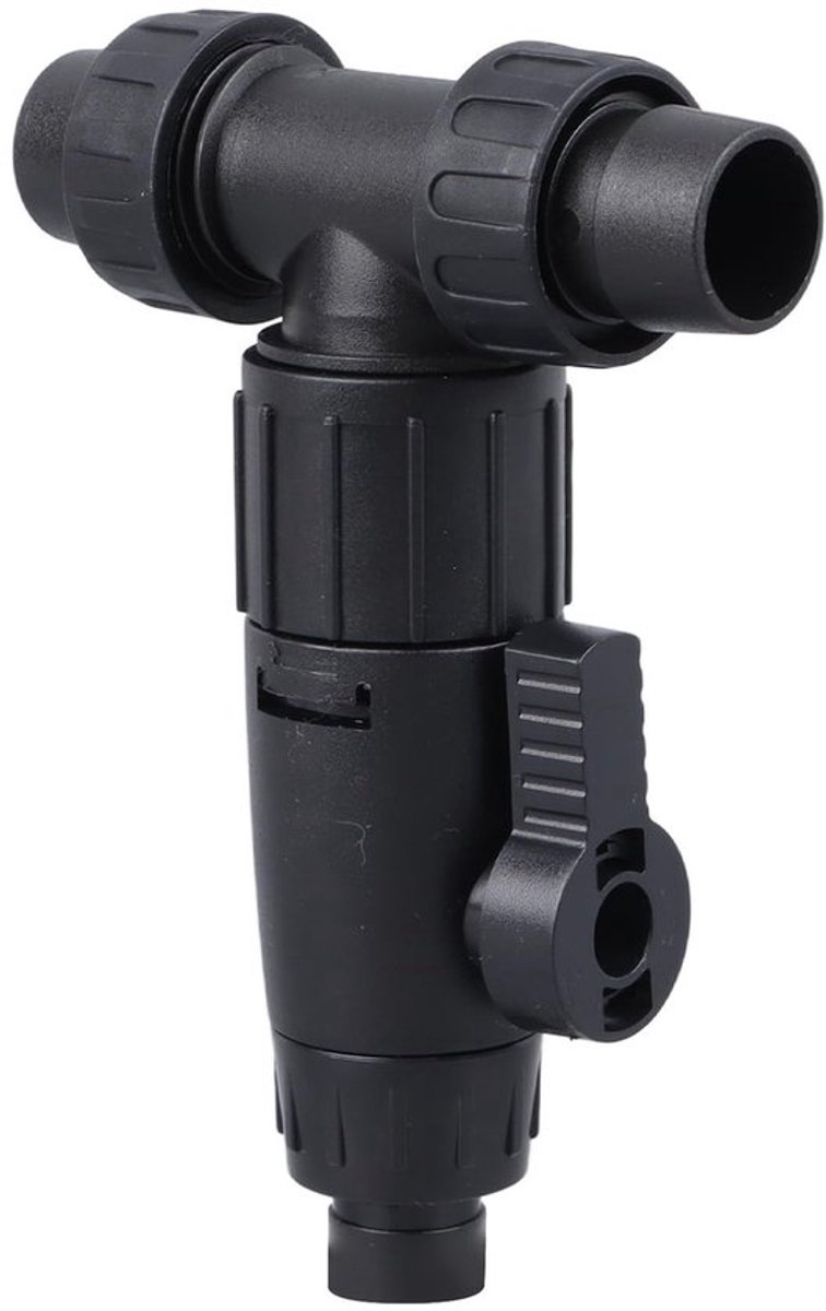 Waterverversingsconnector met 3-wegklep - Compatibel met 16/22 mm Slang - Duurzaam Plastic - Stabiliteit - Eenvoudige Waterregeling - Aquariumconnector