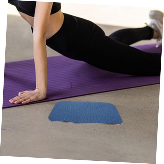 Yoga Kniekussen Mat - Kniebeschermer Fitness - Oefeningen Ondersteunen - Extra Dikke Vulling - 34 x 17 cm - Multi — afbeelding 4