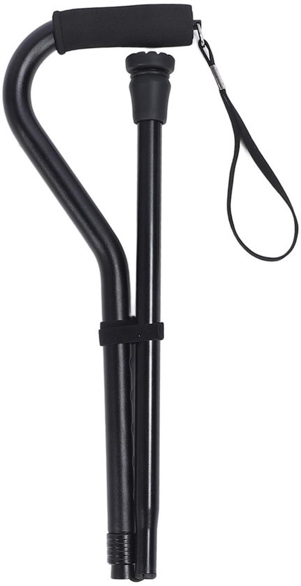 Wandelstok Verstelbaar - Opvouwbaar - Lichtgewicht Aluminium - Ergonomische Handgreep - Antislip Rubberen Tips - Comfortabele Hoogteverstelling - Loopstok