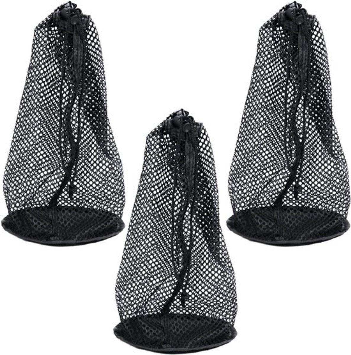 Golfbal Tas Lichtgewicht - Opbergtas voor 48-56 Golfballen - Duurzaam Nylon - Draagbaar - Set van 3 - Gemakkelijk te Reinigen