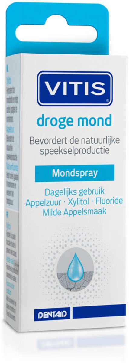 Vitis Droge Mond Mondspray - 12 x 15 ml - Voordeelverpakking