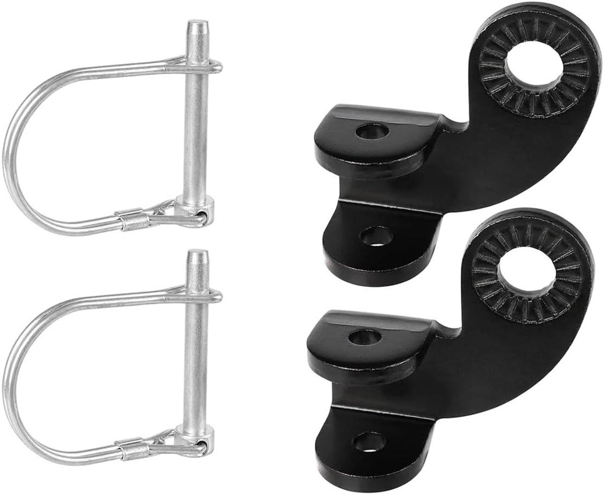 Fietskarkoppeling - Fietskar Adapter - Veilig Fietsen - Roestvrij Staal - 12 mm - Zwart Zilver