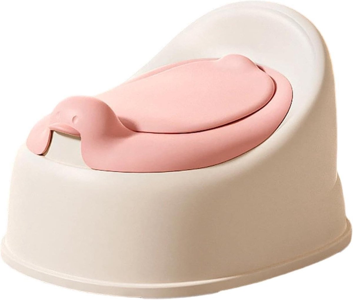 Zindelijkheidstrainingstoilet - Potje Training Zitje - Toilet Zelfstandigheid - Afneembaar en Reinigbaar - 355 x 285 x 225 cm - Roze