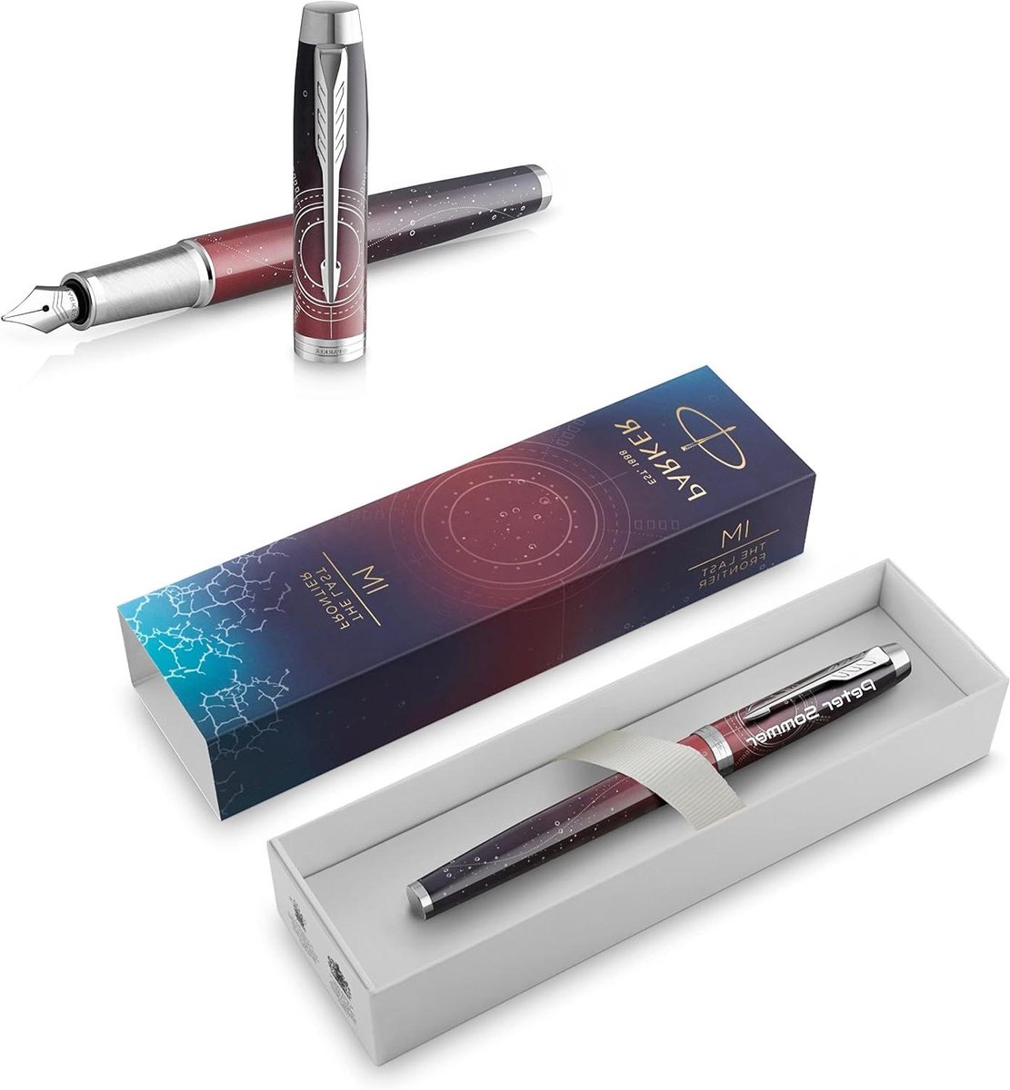 Vulpen met Gravure - Gepersonaliseerde Pen Schrijfgerei - Cadeau Geven - Ergonomisch Ontwerp - 177 x 52 x 37 mm