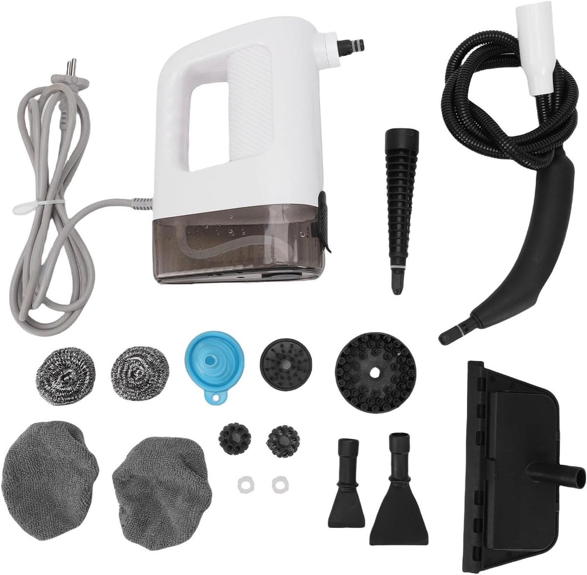 Draagbare Stoomreiniger - Hete Stoomreiniger - Grondige Huisreiniging - Snel opwarmend - 400 ml Reservoir - Zwart