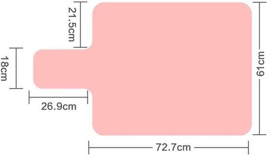 Pilates Reformer Mat - Fitness Handdoek - Sporten Binnen - Anti-Slip Siliconen Basis - 996 x 61 cm - Roze van Pilates Reformer Mat — afbeelding 5