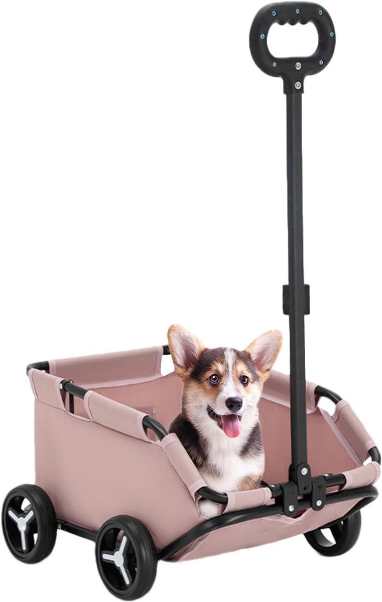 Hondenbuggy Reismand - Kattentransportbox - Reizen met huisdier - Inklapbaar met één hand