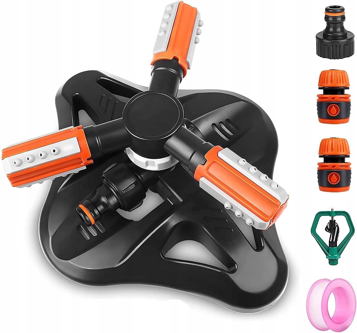 3-armige grassproeier 360° automatisch roterend irrigatiesysteem
